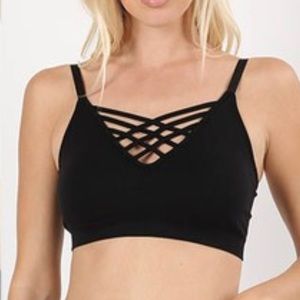 Caged Bralette With Adjustable Straps
